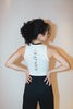 White Twist Front Tank