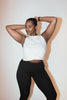 Light Blue Twist Front Tank